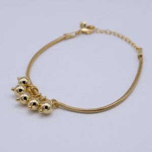 BRACCIALE CON SFERE PENDENTI