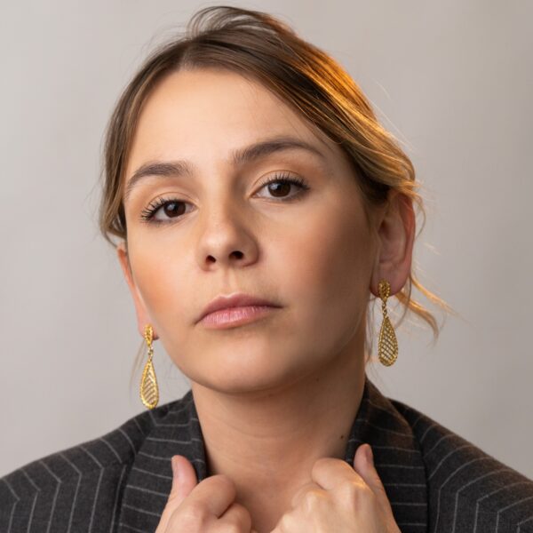 ORECCHINI PENDENTE A GOCCIA - immagine 2