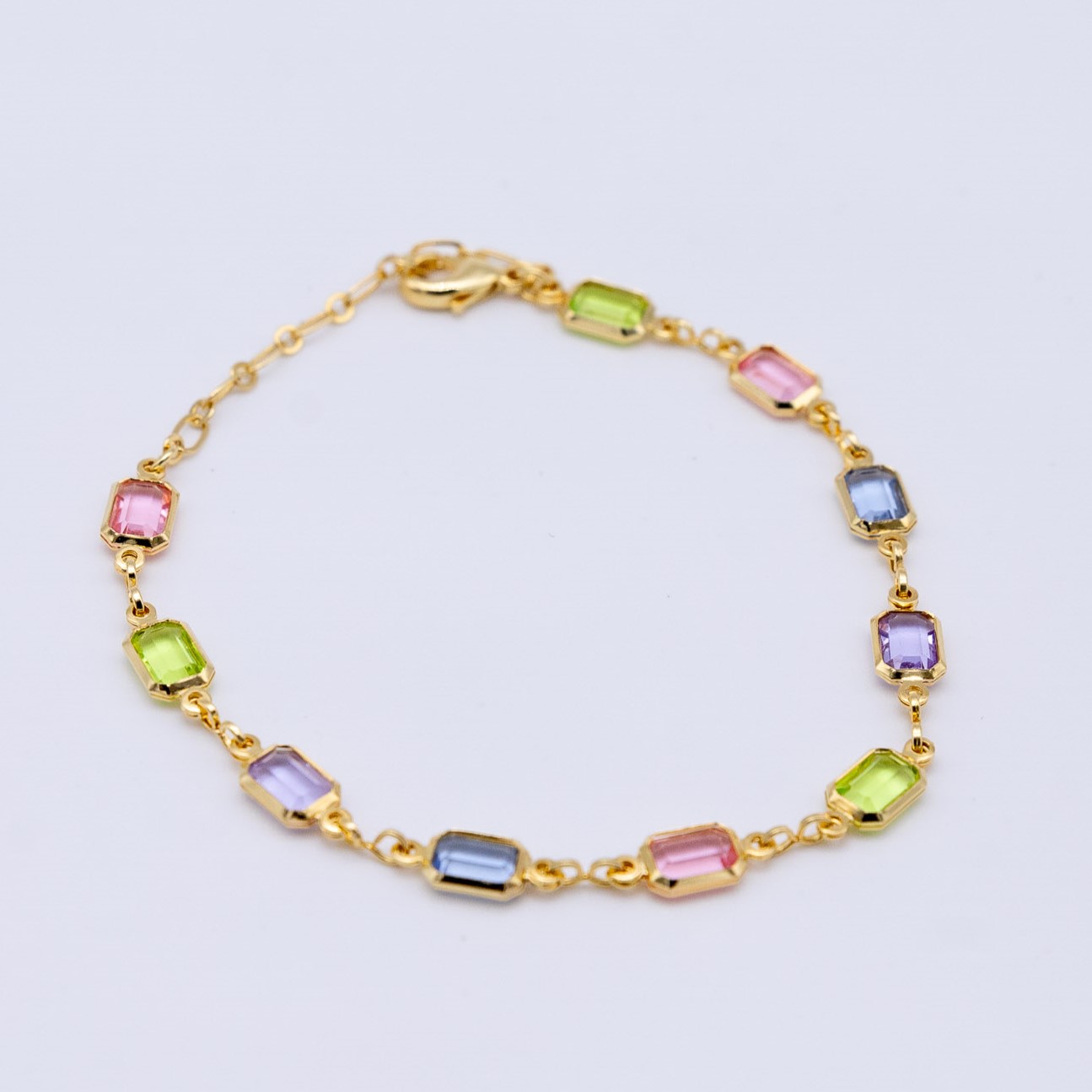 BRACCIALE BAGUETTE COLORATE 