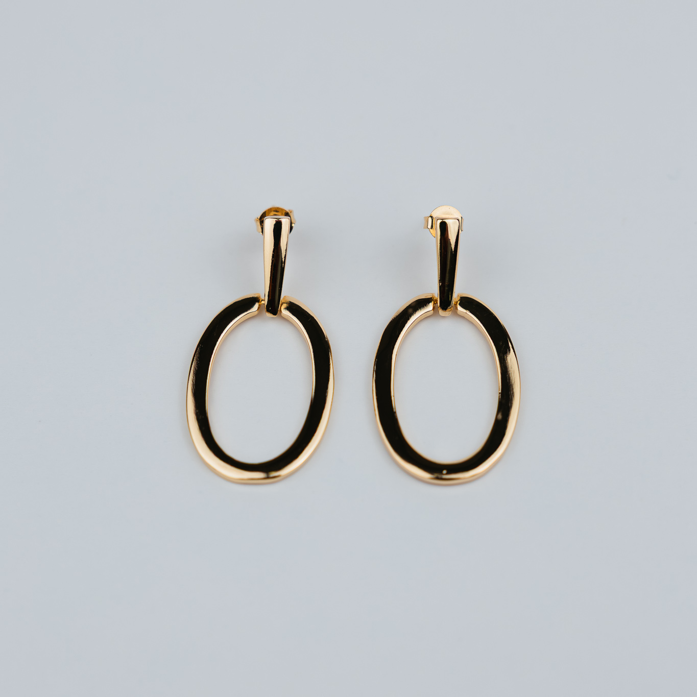 ORECCHINI OVALI PENDENTI L