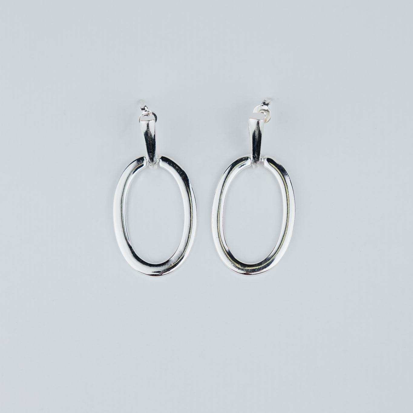 ORECCHINI OVALI PENDENTI L