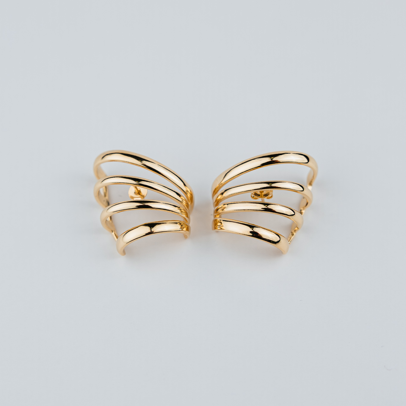 ORECCHINI A QUATTRO FILI LISCI