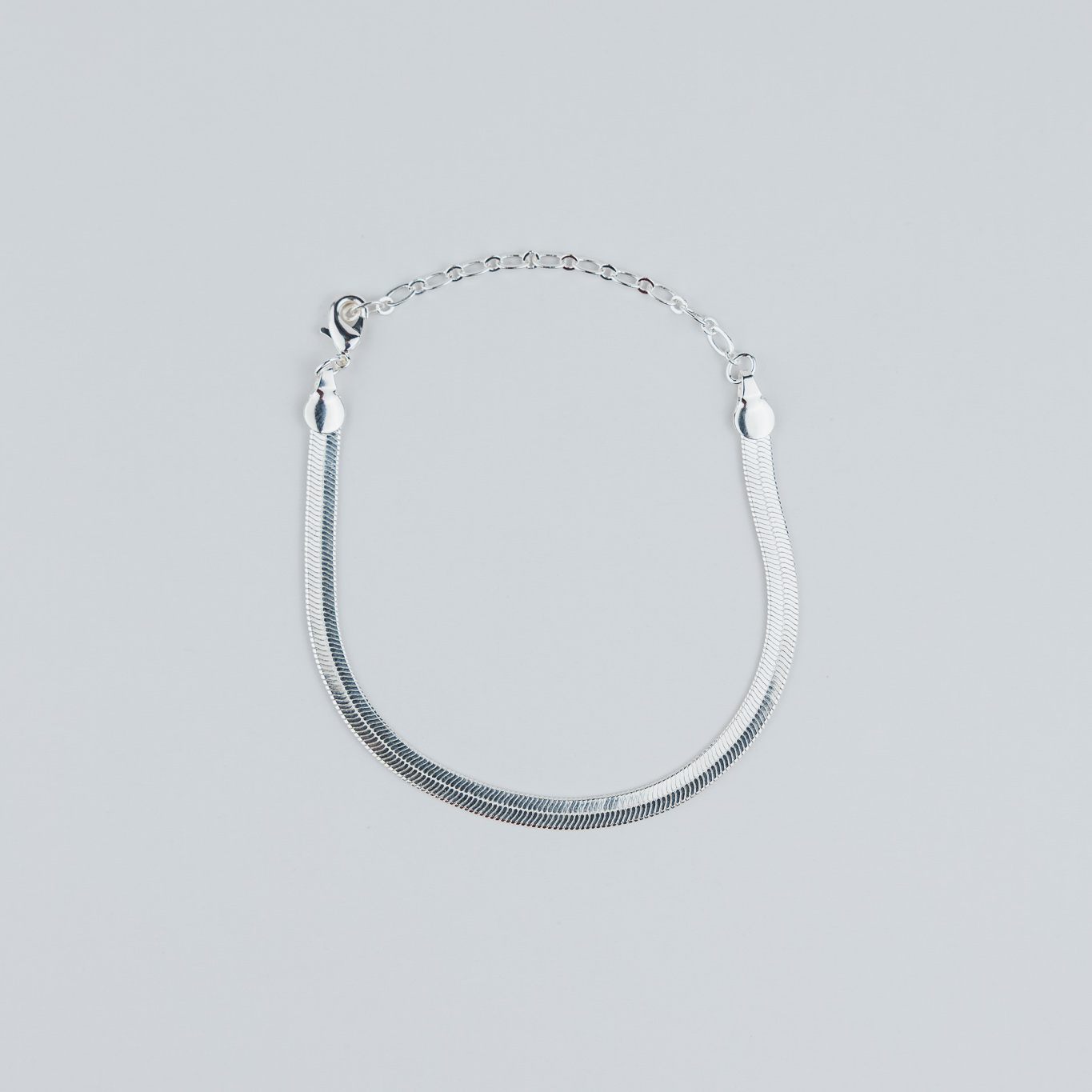 BRACCIALE A MAGLIA PIATTA LARGA