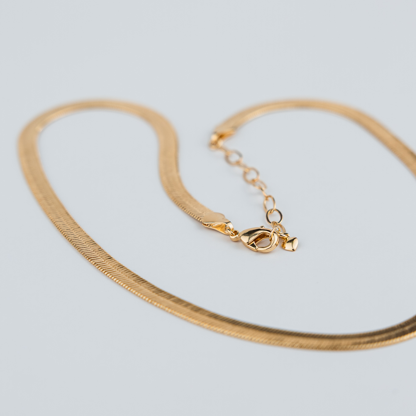 COLLANA A MAGLIA PIATTA LARGA