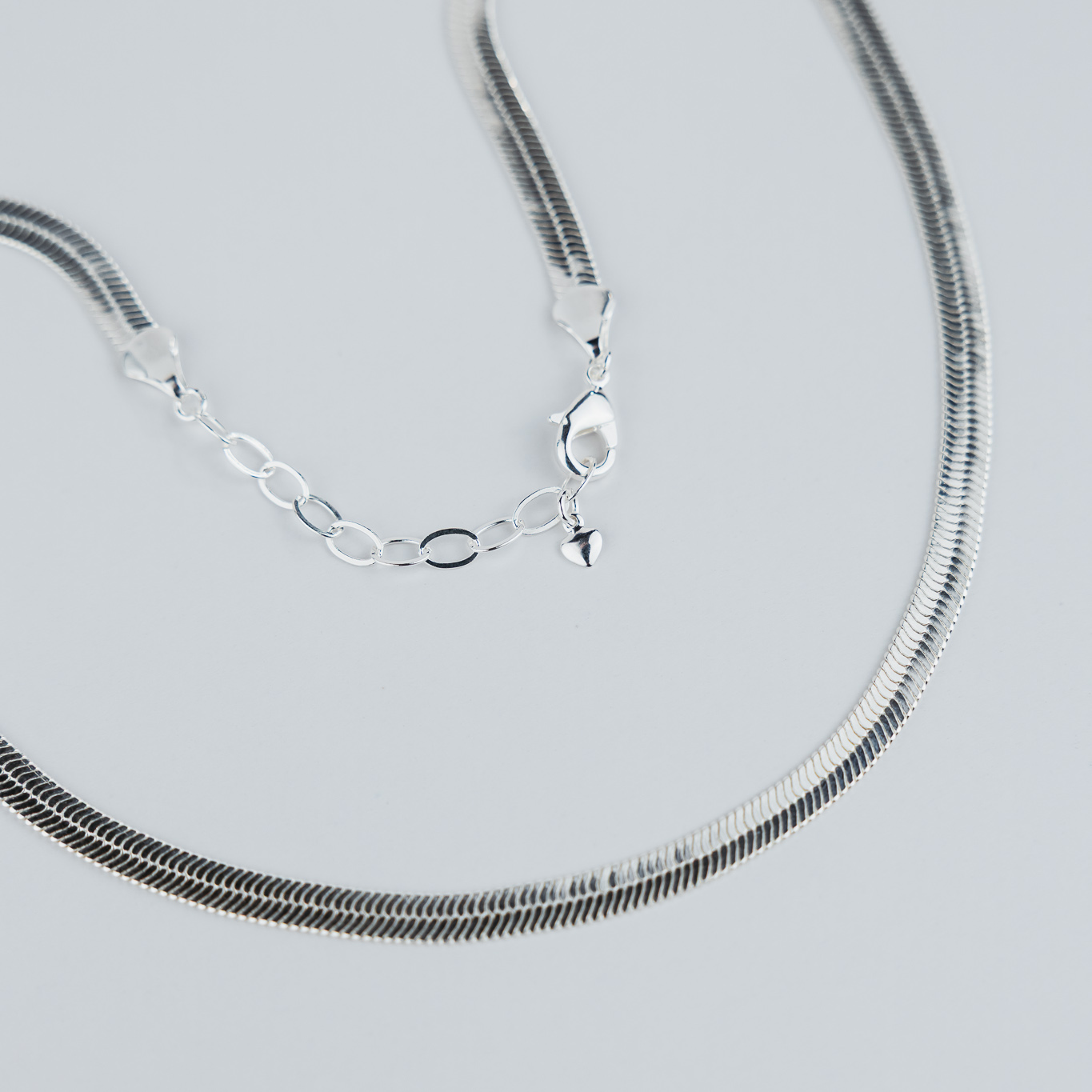 COLLANA A MAGLIA PIATTA LARGA