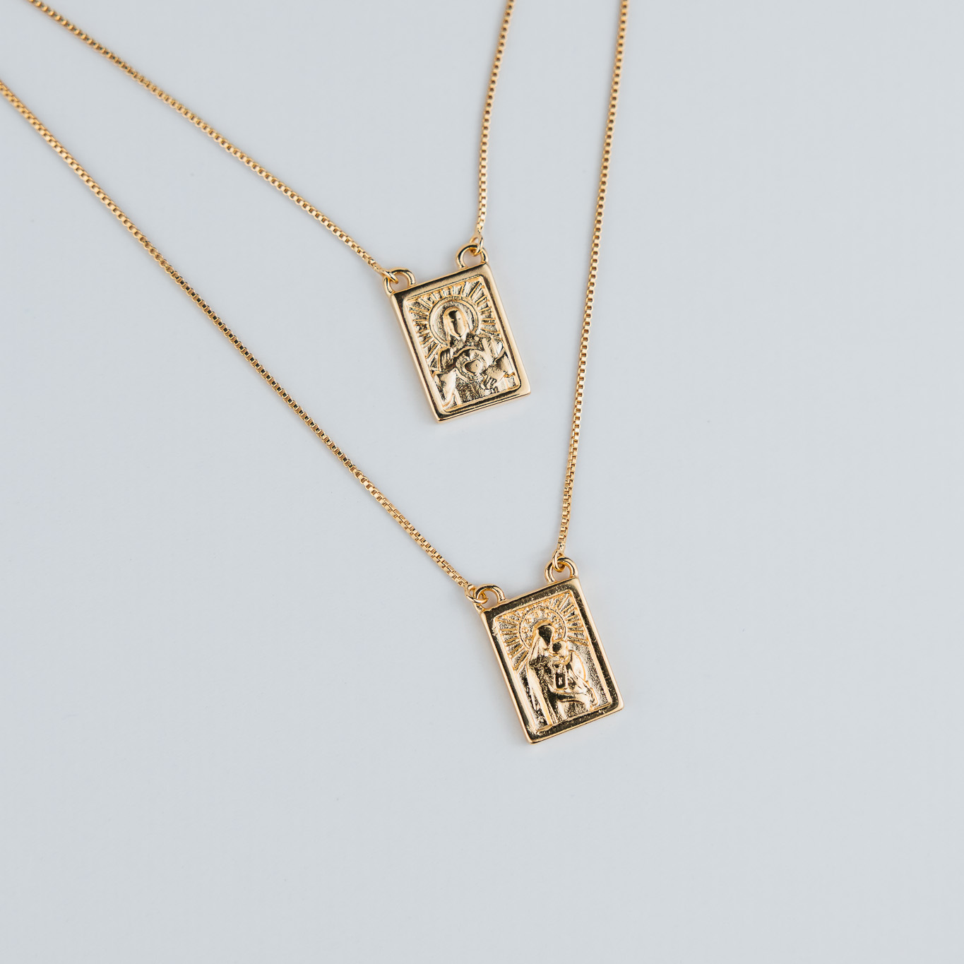 COLLANA SCAPOLARE VENEZIANA SACRO CUORE DI GESÙ