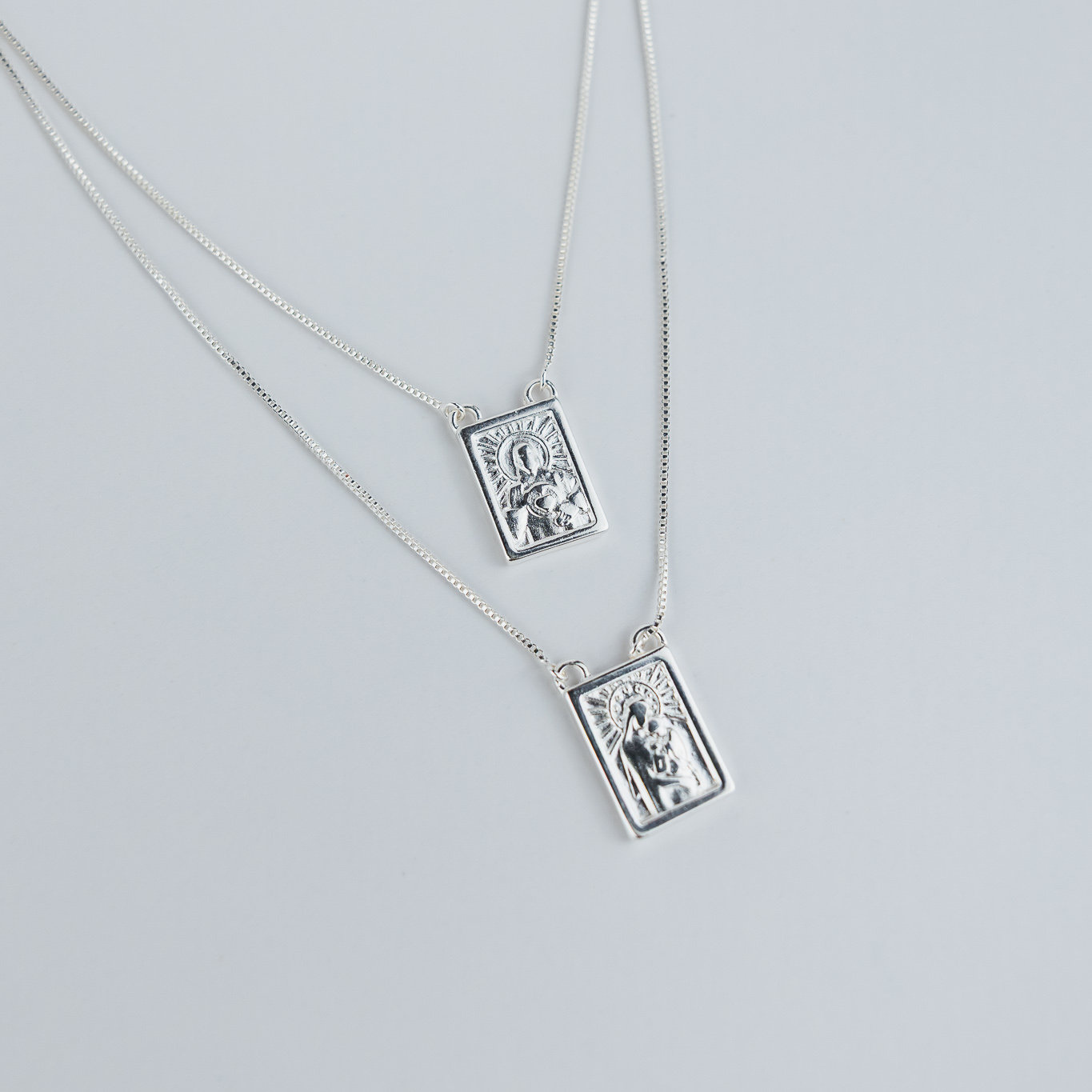 COLLANA SCAPOLARE VENEZIANA SACRO CUORE DI GESÙ