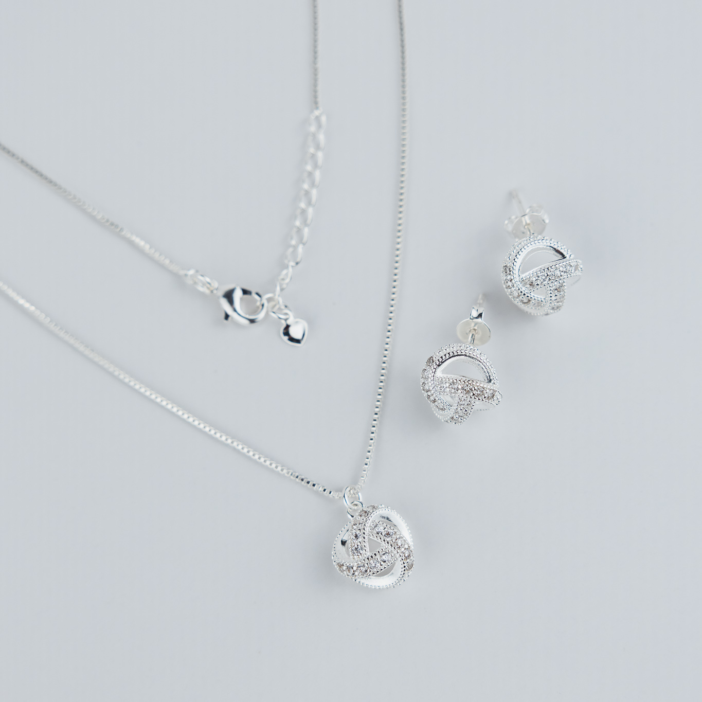 SET SFERE INTRECCIATE CON CRISTALLI