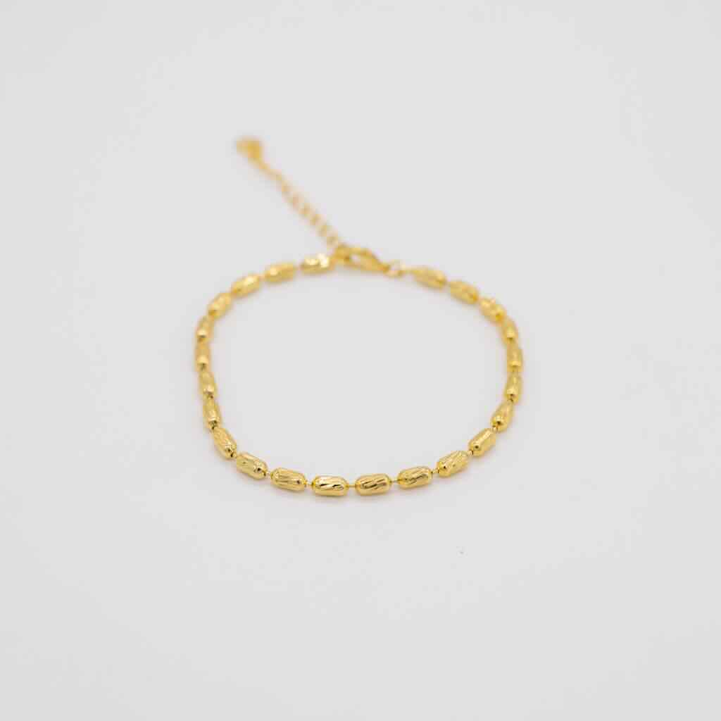 BRACCIALE A ELEMENTI OVALI LISCI