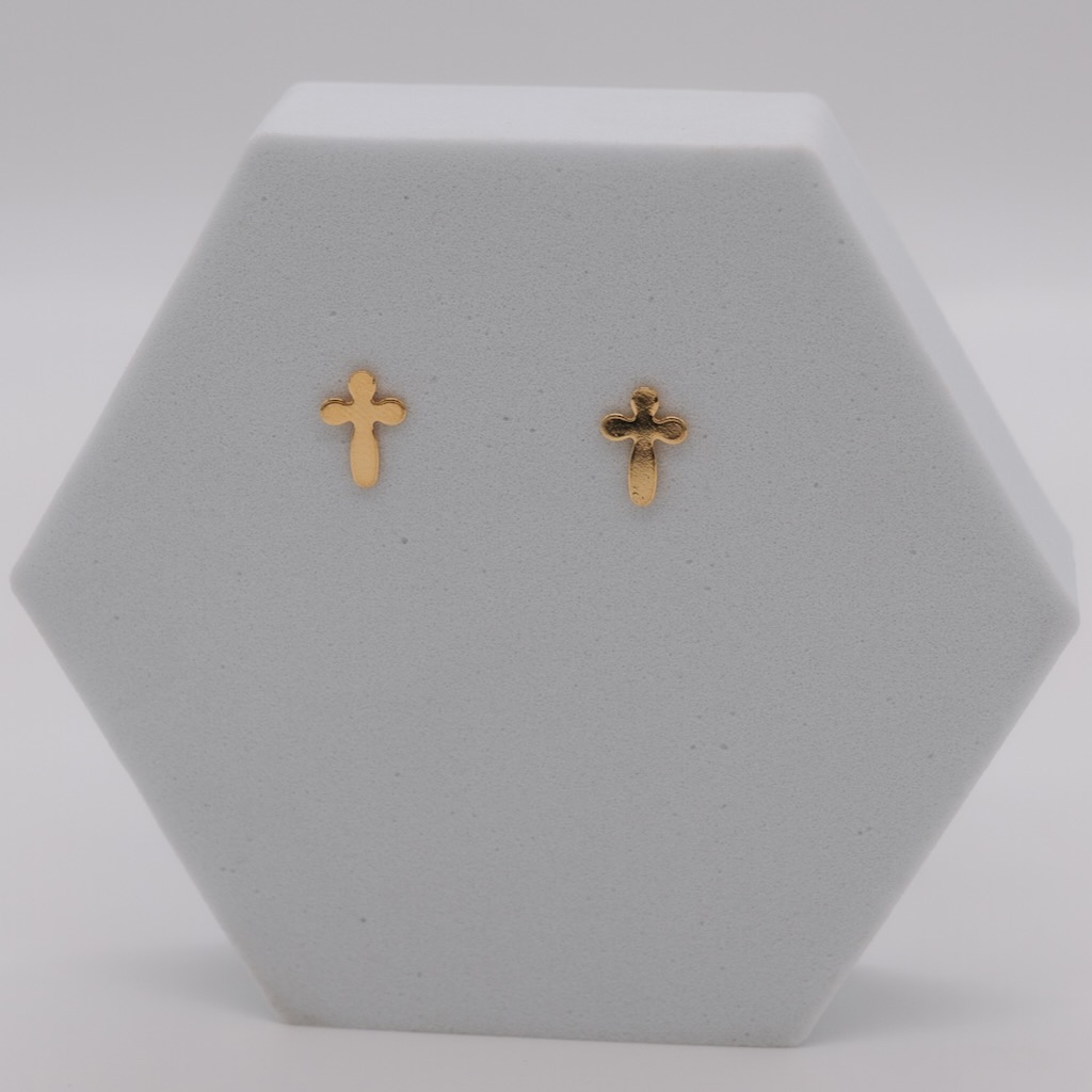 ORECCHINI MINI CROCE