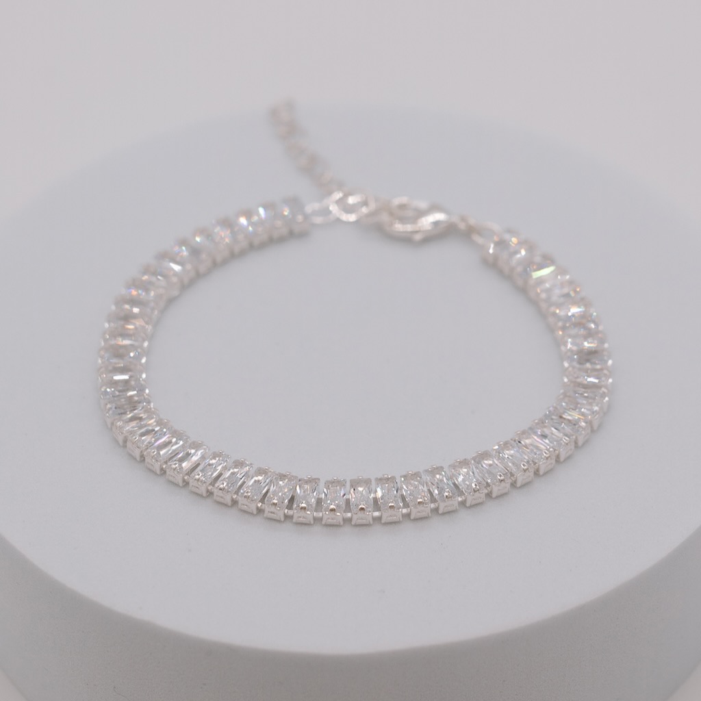 BRACCIALE CON CRISTALLO BAGUETTE