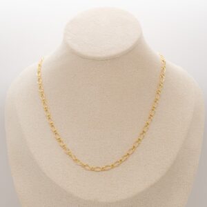 COLLANA CON MAGLIA OVALE PICCOLA