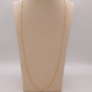 COLLANA CON BOLINE LISCE