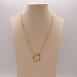 COLLANA CON CERCHIO PENDENTE