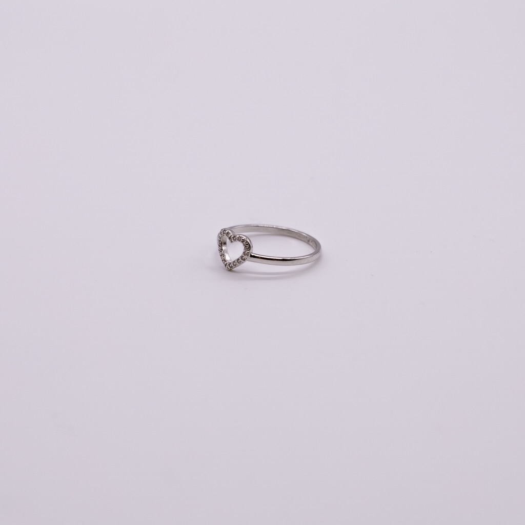 ANELLO A CUORE TRAFORATO MEDIO CRIVELLATO