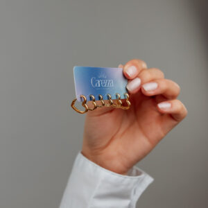 ORECCHINI TRIO CUORI TRAFORATI LISCI