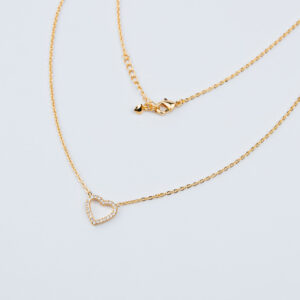 COLLANA CUORE TRAFORATO CRIVELLATO