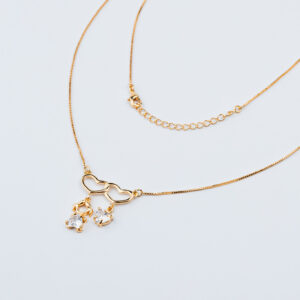 COLLANA FIGLIA CON PUNTO LUCE