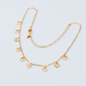 CHOKER CON CUORI FORATI