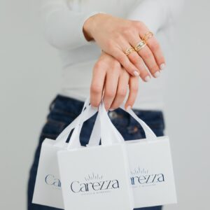 CONFEZIONE REGALO A BORSETTA CAREZZA
