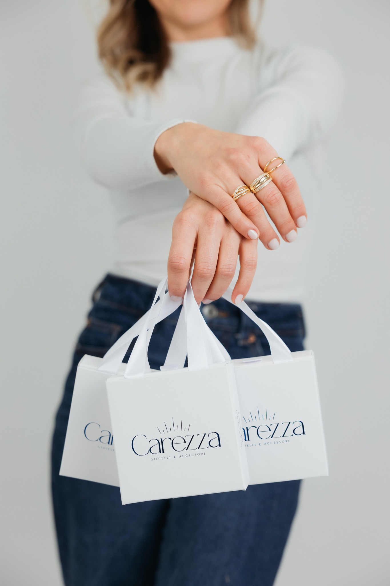 CONFEZIONE REGALO A BORSETTA CAREZZA